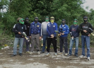  Equipo de jugadores de gotcha 